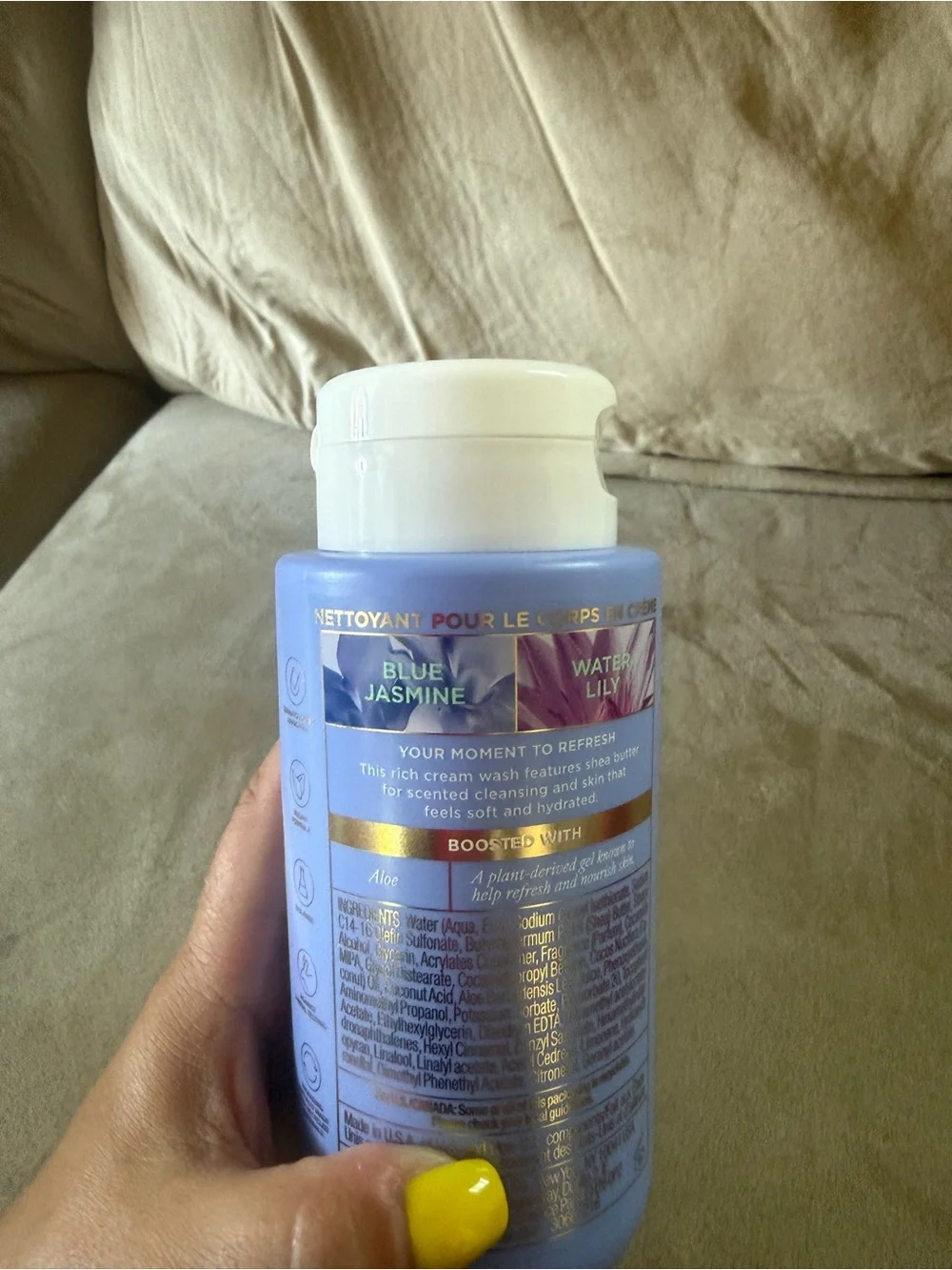 Brand new Victoria’s Secret blue jasmine and water lily cream body wash